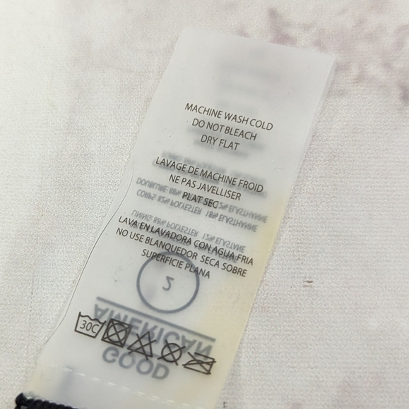 Good American Swim Bottom Women Black Rib Mid Rise Better Bikini Cheeky - Picture 11 of 13